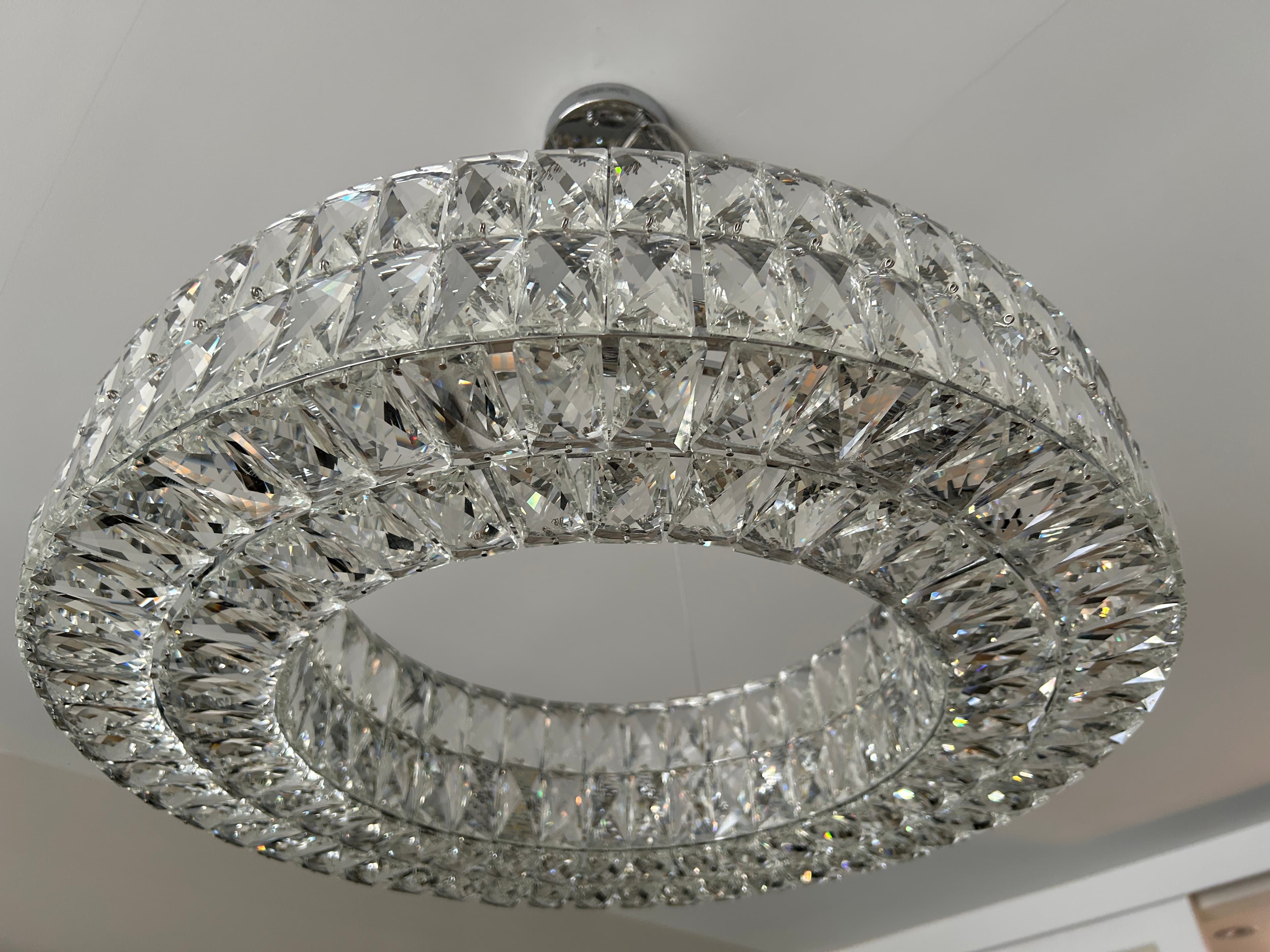 Crystal chandelier restoration