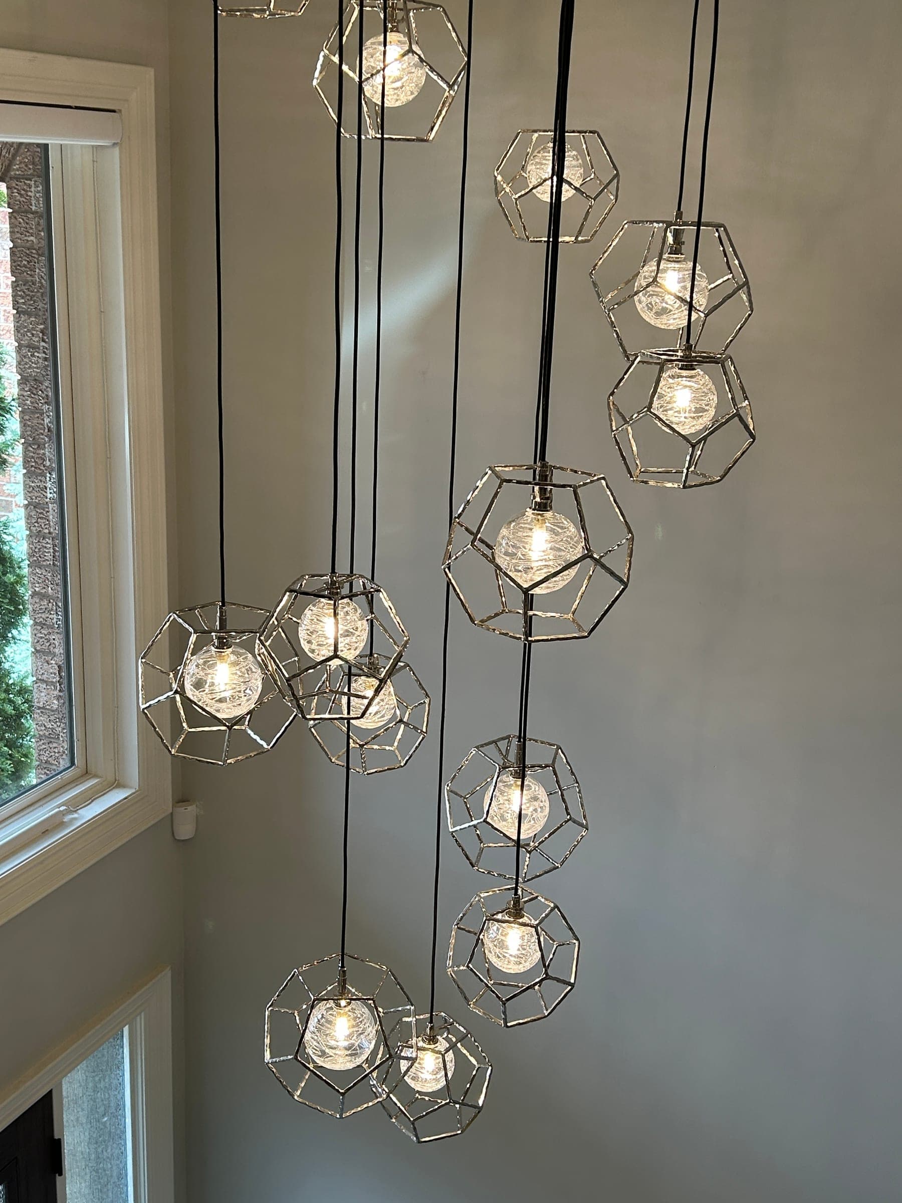 Chandelier cleaning result