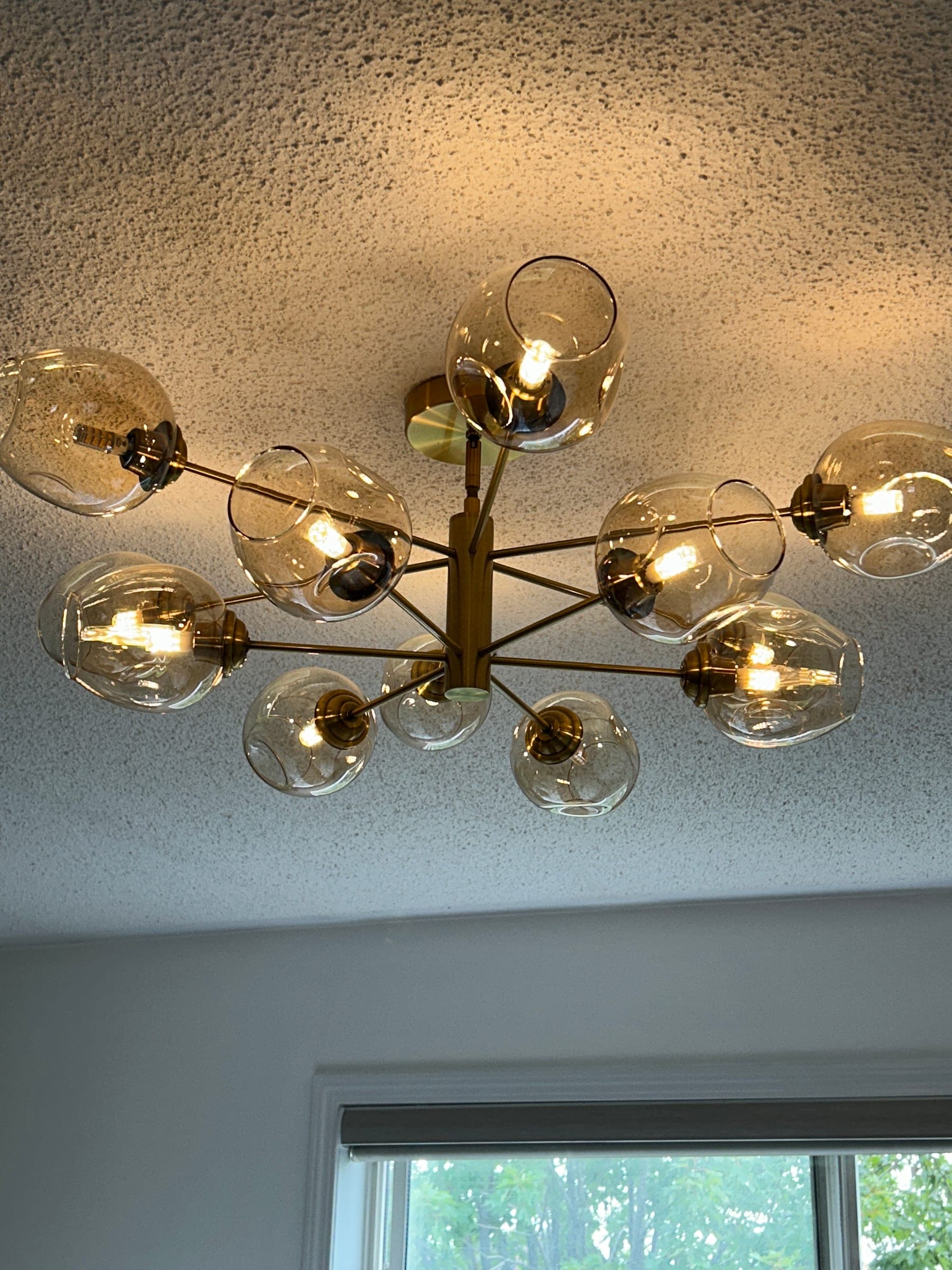 Chandelier cleaning result