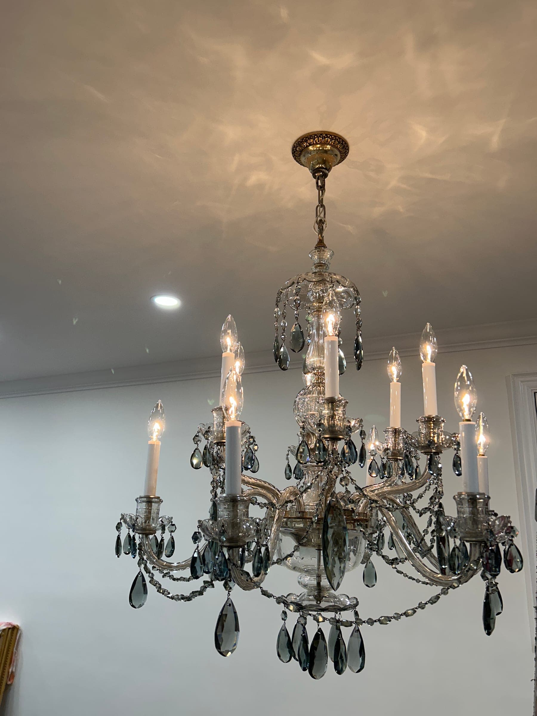 Luxury chandelier restoration