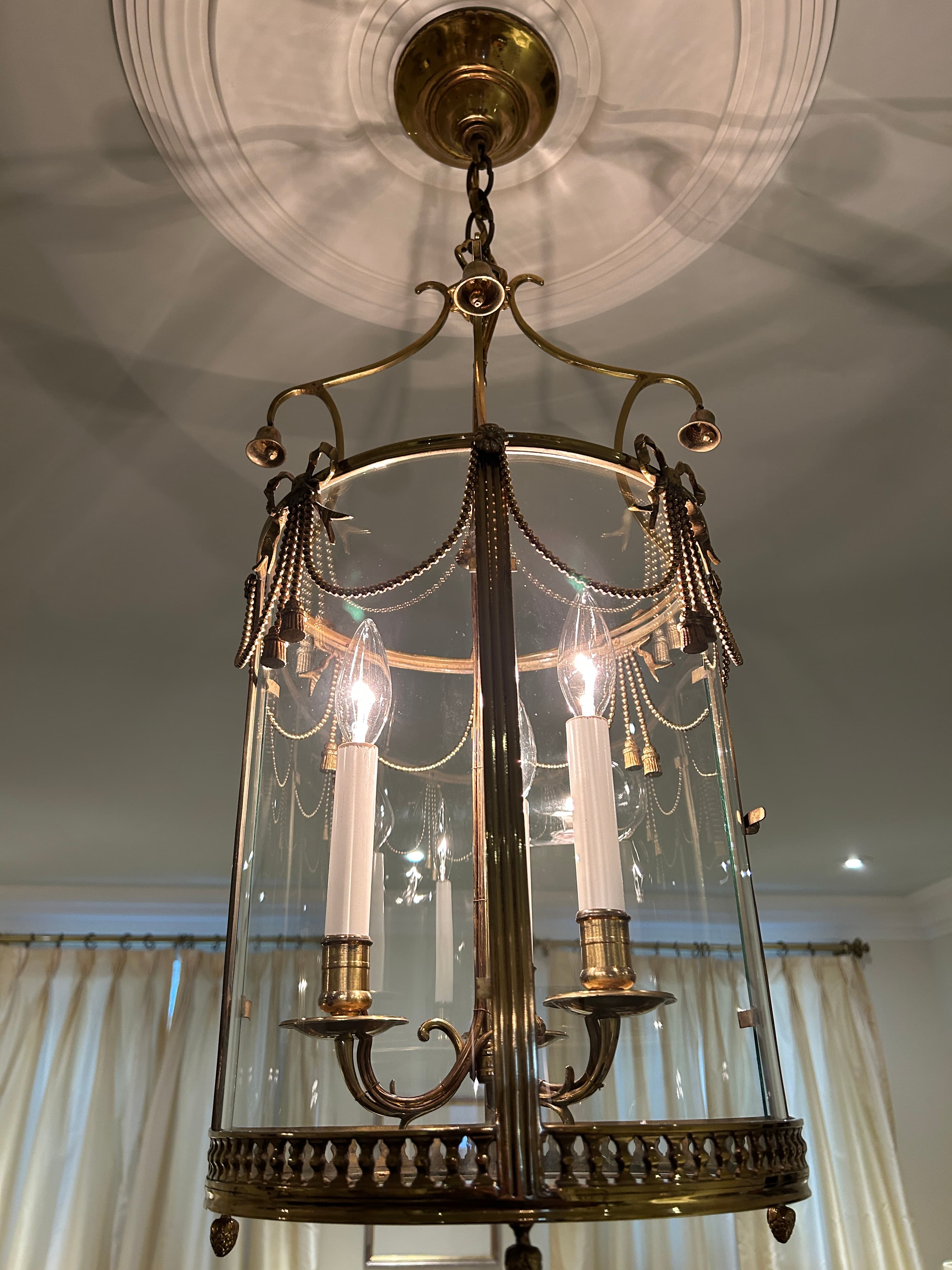 Elegant foyer chandelier