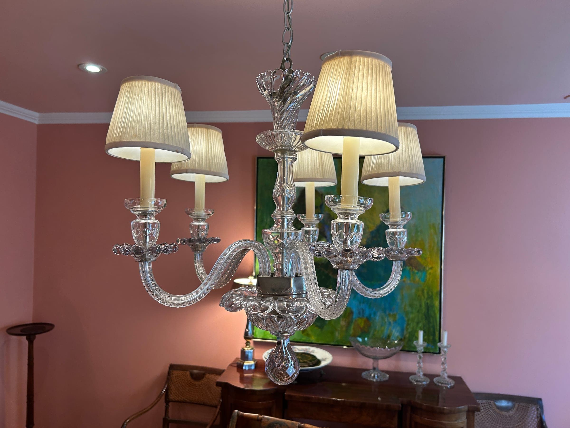 Grand crystal chandelier
