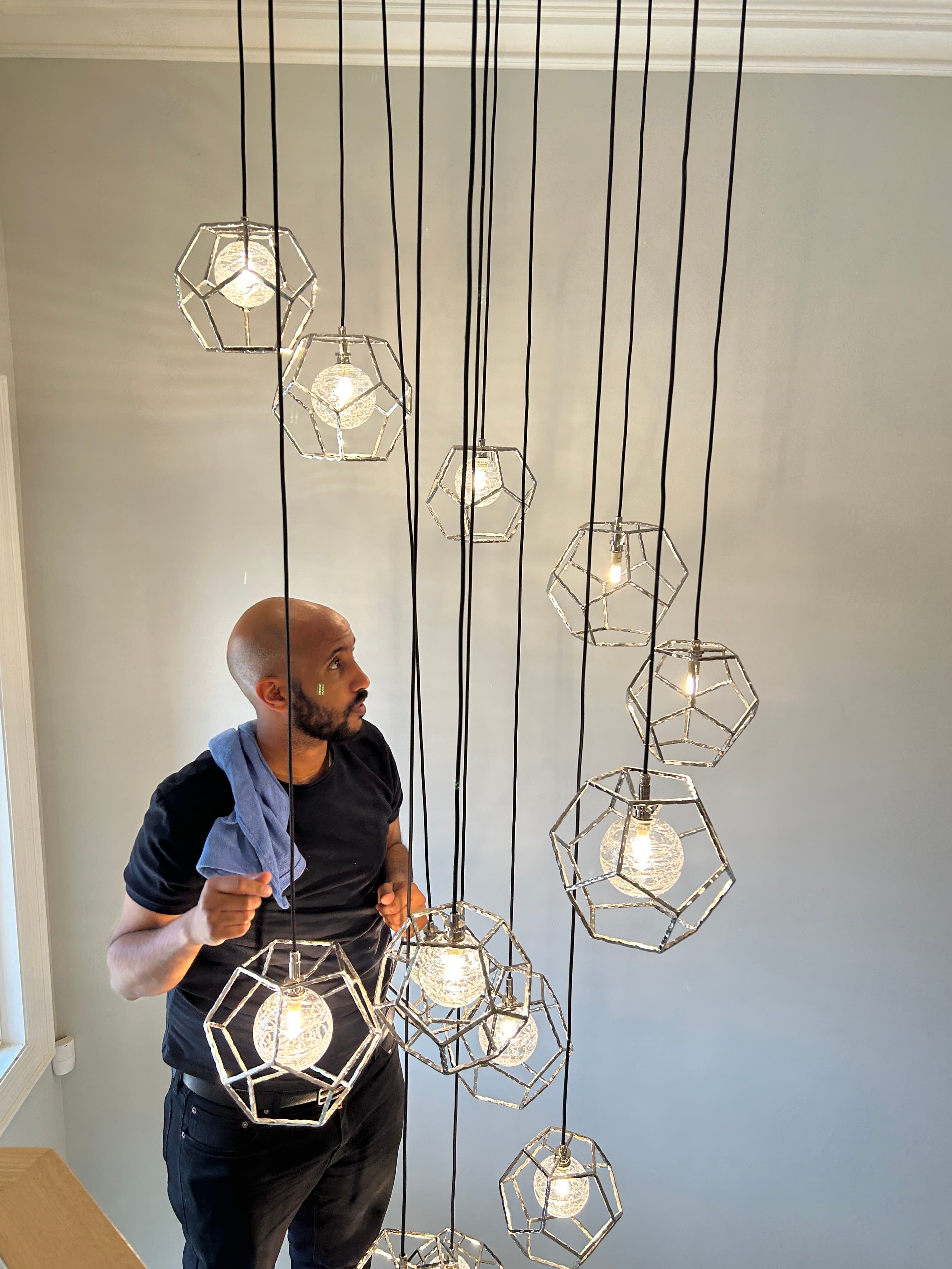 Meticulous crystal cleaning detail